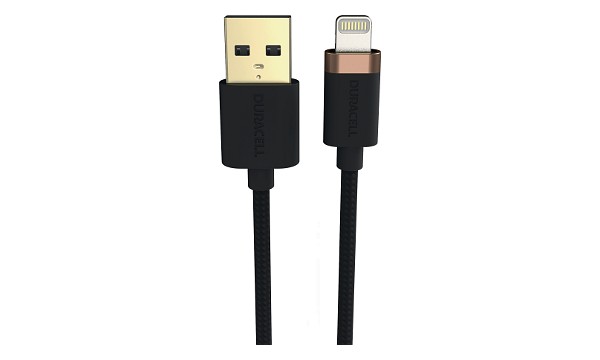 Duracell 2m USB-A ja Lightning-kaapeli