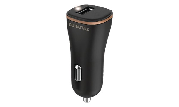 Duracell 12W yhden USB-A:n autolaturi autossa