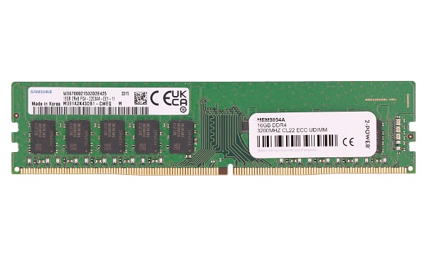 16GB DDR4 3200MHz CL22 ECC UDIMM