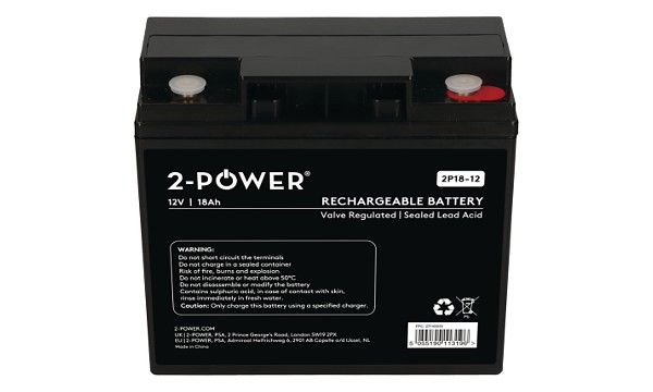 2-Power 12V 18Ah VRLA Battery