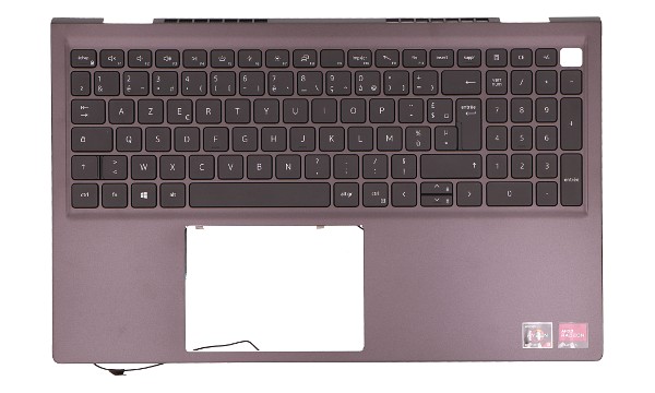 0JVYYX + 07H3YF NCH BackUSB-C Palmrest & FRElit Keyboard