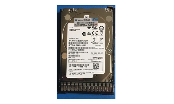 ProLiant DL20 Gen10 solution HDD 300GB SAS 12G 10K 2.5