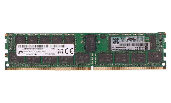 ProLiant DL580 Gen9 [816817-291] SPS-MEMORY DIMM 32GB PC4-2400T-R 2Gx4