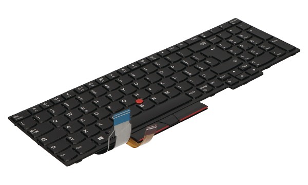 ThinkPad E590 20NC Black Backlit Keyboard (Italian)