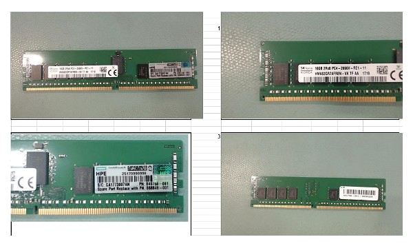 Synergy 660 Gen10 Compute Module SPS-DIMM 16GB PC4-2666V-R 1Gx8